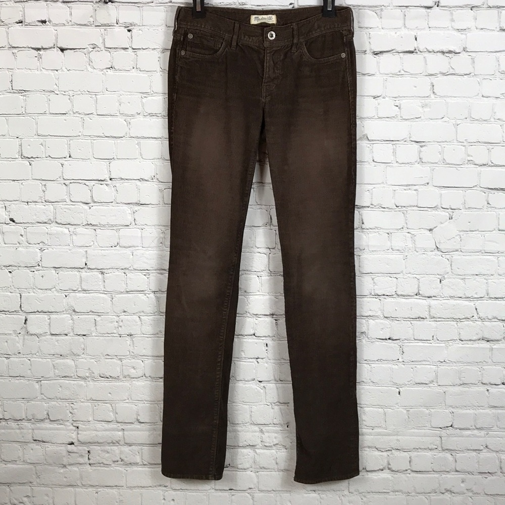Madewell Sz 26 Brown Corduroy Pants - Picture 2 of 6